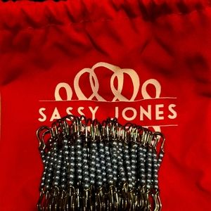 Sassy Jones VP Stretch Bracelet - Gray, NEW